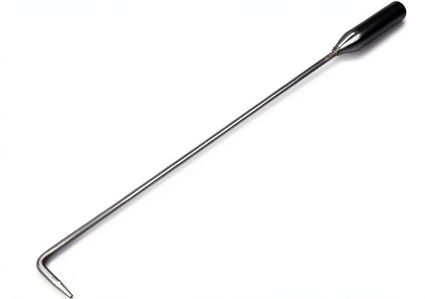 Fireplace Poker Iron Chrome GANAZONO Fire Pit Accessories-0