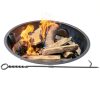 CKLT Fireplace Poker 26in Manganese Steel Wood Burning-4