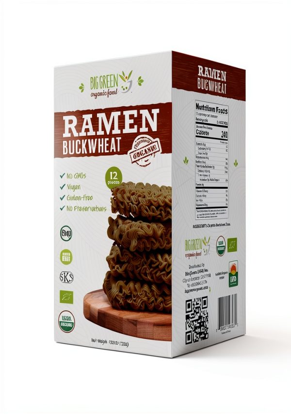 Big Green Organic Buckwheat Ramen Gluten Free Family Pack-0