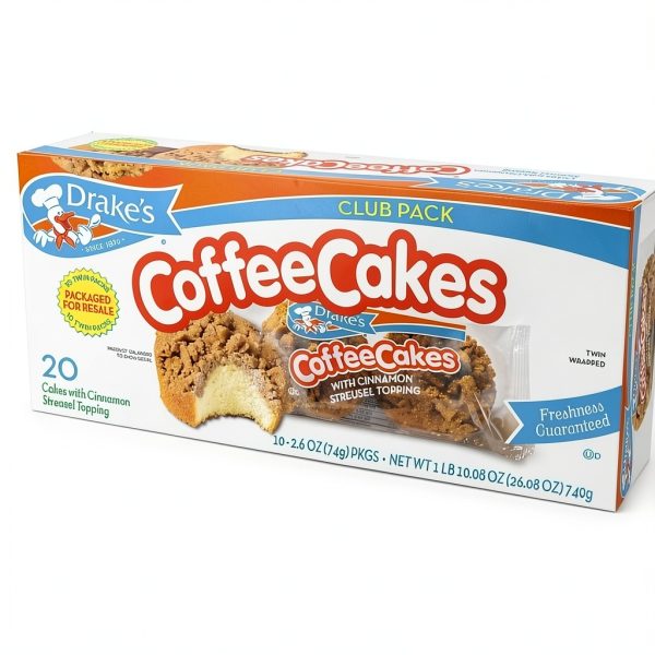 Drake Coffee Cakes 20 Pack Fresh Wrapped-1