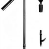 Fireplace Poker Stainless Steel Black Finish BsBsBest-4