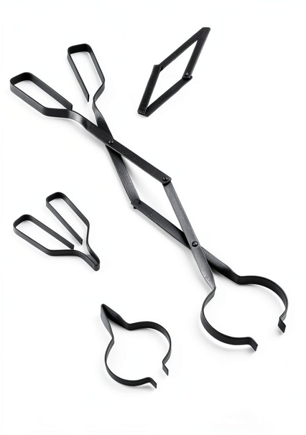 ZBXFCSH Fireplace Poker Set Heavy Duty Steel Foldable Tools-2
