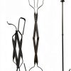 ZBXFCSH Fireplace Poker Set Heavy Duty Steel Foldable Tools-1
