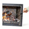 Fireplace Poker Blower MorningRo Steel Modern Fire Pit Tool-3