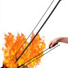 Fireplace Poker Stainless Steel Black Finish BsBsBest-1