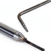 Fireplace Poker Iron Chrome GANAZONO Fire Pit Accessories-1
