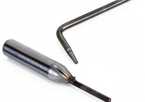 Fireplace Poker Iron Chrome GANAZONO Fire Pit Accessories-1