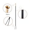 Fireplace Poker Blower MorningRo Steel Modern Fire Pit Tool-2