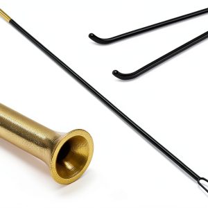Fireplace Poker Blower MorningRo Steel Modern Fire Pit Tool-0