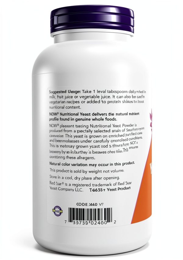 NOW Nutritional Yeast Powder Health Supplement-2