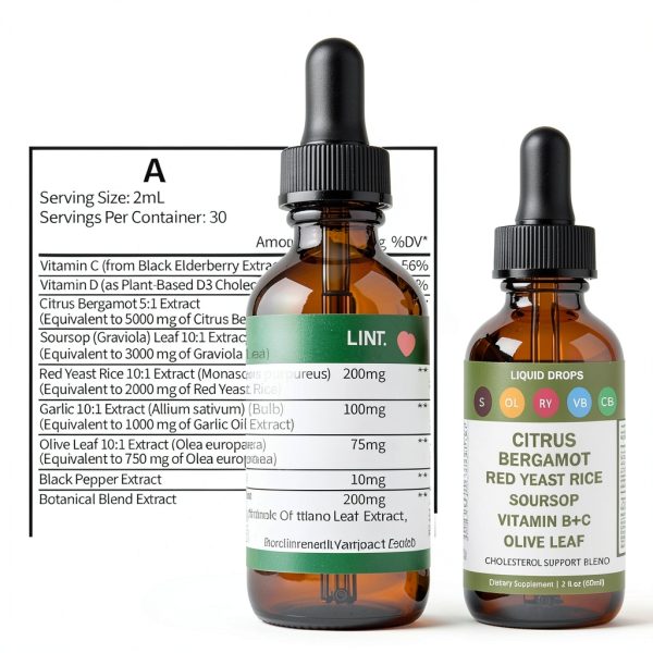 Red Yeast Rice Drops NatureVital Heart Support-1