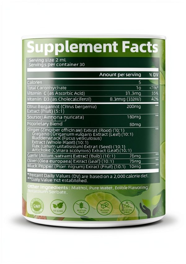 Citrus Bergamot Soursop Drops HealthBlend Liquid-1