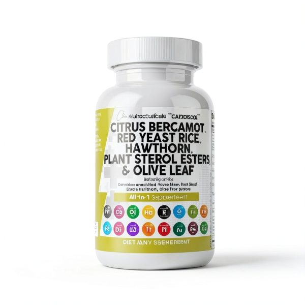 Citrus Bergamot CoQ10 Heart Health Supplement - 60 Capsules-4