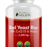 Purely Holistic Red Yeast Rice 1200mg with CoQ10 Niacin 120 Veg Caps-0