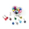 23 PCS Pet Bells for Dog Cat Collar, Colourful Cat Dog Bells with Clasps, Metal Bell for Small Pet Collar with Loud Crisp Sound for Collar Charm Accessories Christmas Decoration-4