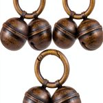 3 Pcs Dog Bells for Pet Tracking Extra Loud Cat Dog Collar Vintage Copper Bells with Quick Clips Anti Lost Training Pets Pendant Accessories Anti Theft Bell for Little Dogs Cats-0
