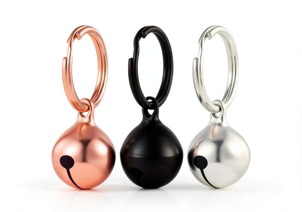 Small Bell for Dog Collar Thrymme 10‑Piece Mixed Finish 1/2‑Inch Bells-0