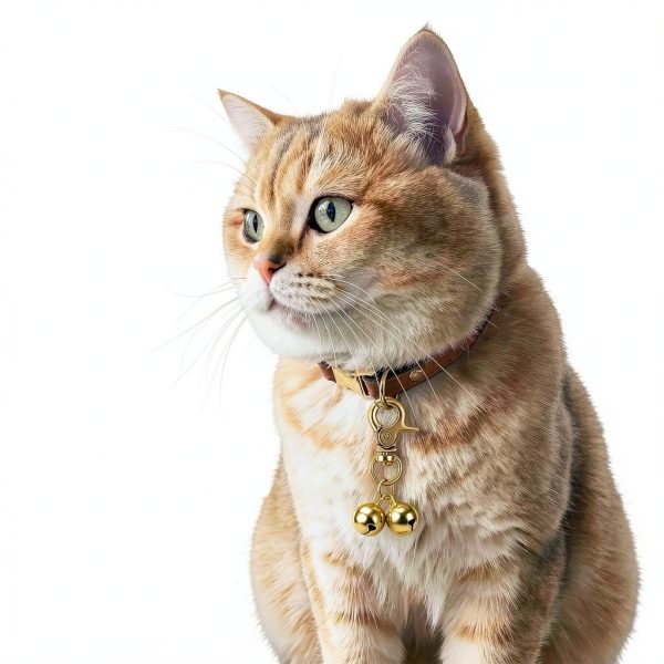 4 Pcs Bells for Dog Collars Cat Bells for Collar Loud Dog Collar Bell with Heavy Duty Snap Clips Pet Bell Collars for Tracking and Training Suitable for Dogs and Cats Pet Pendant Accessories-4
