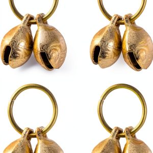 Copper Bell for Dog Collar 8 Pcs Extra Loud Brass Bells by MBAIYO-0