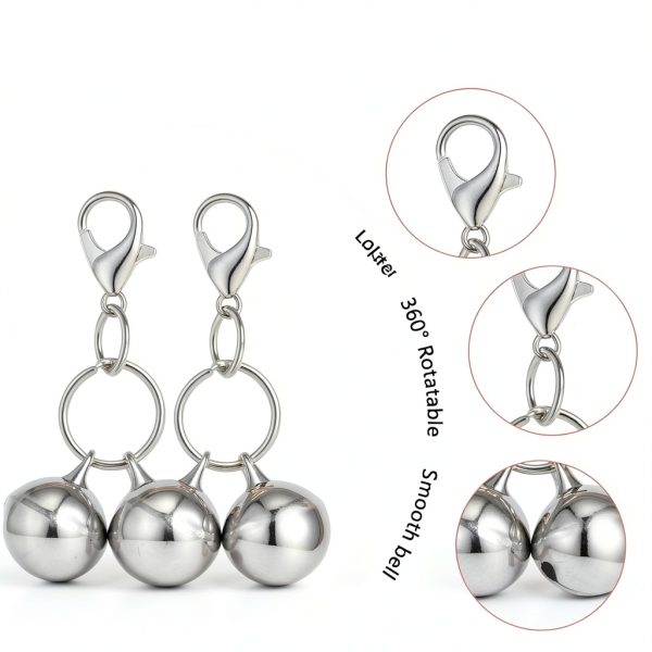 4 Sets Bells for Dog Collars, Cat Bell for Dog Collar Charm Cat Bells for Collar Training Pet Pendant Accessories for Dogs Kitty Puppy Pet-2