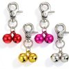 4 Pcs Bells for Dog Collars Cat Bells for Collar Loud Dog Collar Bell with Heavy Duty Snap Clips Pet Bell Collars for Tracking and Training Suitable for Dogs and Cats Pet Pendant Accessories-0