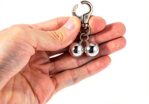 Bremorou Bell For Dog Collar 2 Pack Silver Stainless Steel Charm-2