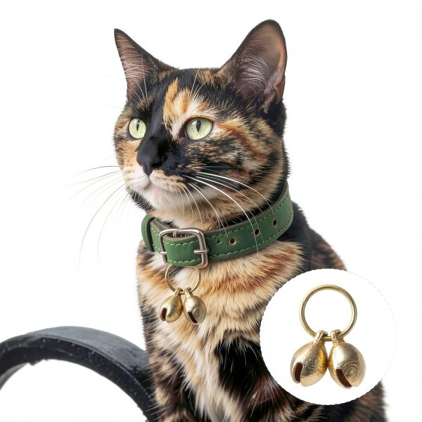 Copper Bell for Dog Collar 8 Pcs Extra Loud Brass Bells by MBAIYO-4