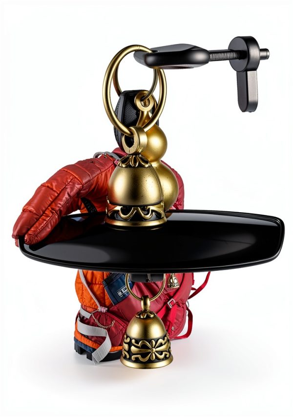 Copper Collar Bells 2Pcs Vintage Brass for Small Pets, Tag Compatible-6