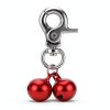 4 Pcs Bells for Dog Collars Cat Bells for Collar Loud Dog Collar Bell with Heavy Duty Snap Clips Pet Bell Collars for Tracking and Training Suitable for Dogs and Cats Pet Pendant Accessories-1