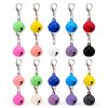28Pcs Pet Bells for Dog Cat Collar Colourful Pet Small Bells with Clasps Dog Cat Collar Charms Pets Pendant Accessories Stainless Steel Keychain Loud Crisp Sound for Animal Christmas Decoration-6