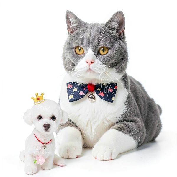 GCA Pet Dogs and Cats Collar Bells,Pet Collar Accessories,1/2-Inch, Silver（3 Sets ）-1