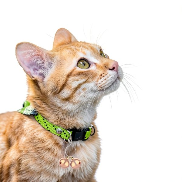 Double Bells for Dog Collar, 4 PCS Stainless Steel Cat Bells Mini Cat Bell Loud Anti-Lost Gold Bell for Cats Collars Gold Pet Pendant Accessories forr Training Dogs-Bell-3