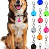 14 Pack Pet Bells for Dog Cat, Charms Colourful Pet Small Bells with Clasps, Round Bell with Loud Crisp Sound, Bell Pets Collar Accessories for Collars Stainless Steel Keychain for Pets-2