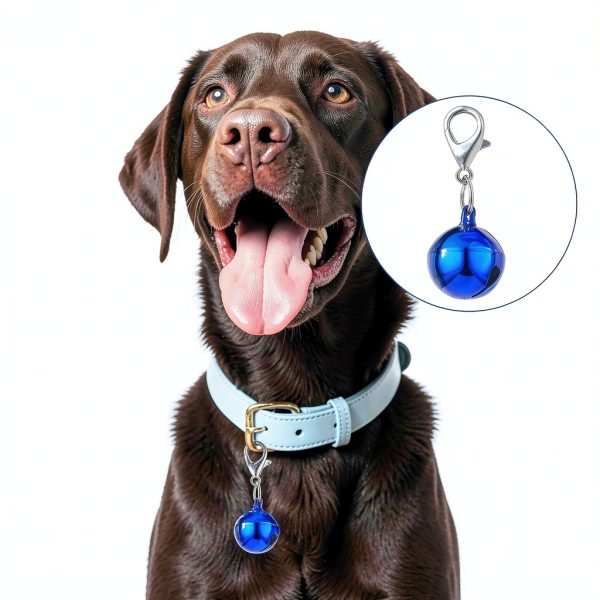 23 PCS Pet Bells for Dog Cat Collar, Colourful Cat Dog Bells with Clasps, Metal Bell for Small Pet Collar with Loud Crisp Sound for Collar Charm Accessories Christmas Decoration-6