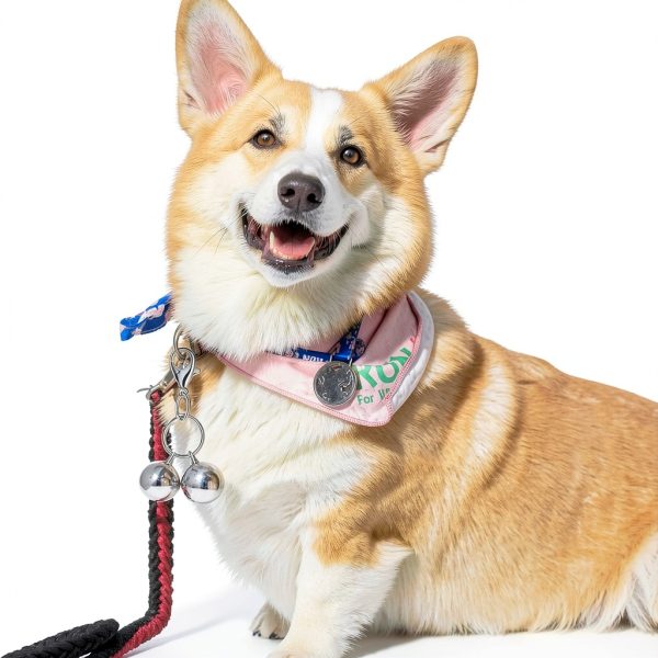 4 Sets Bells for Dog Collars, Cat Bell for Dog Collar Charm Cat Bells for Collar Training Pet Pendant Accessories for Dogs Kitty Puppy Pet-4