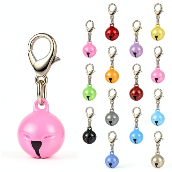 Pet Bell 14pcs Collar Charms by Larrel Small Dog Cat Bell Set Colorful-1