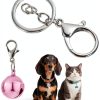 Cat Collar Bell Kerros 9 Pack Small Dog & Puppy Collar Bells Keychain-1
