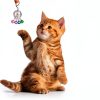 Cat Collar Bell Kerros 9 Pack Small Dog & Puppy Collar Bells Keychain-2
