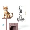 Mini Dog Collar Bells JJUNW Silver Accessory 2 Pack Loud Charms-1