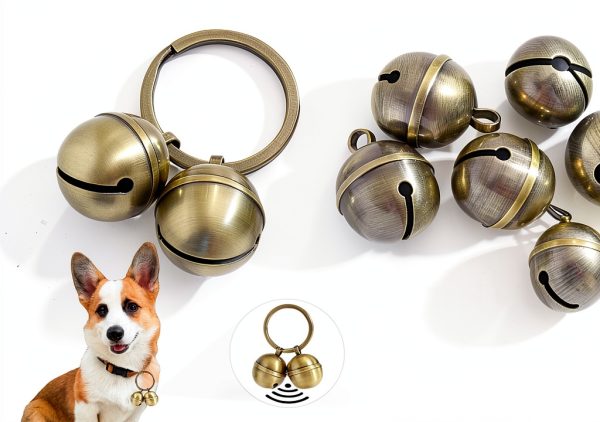 Copper Dog Bells Morn Light Glossy Bronze Quick‑Release Collar-7