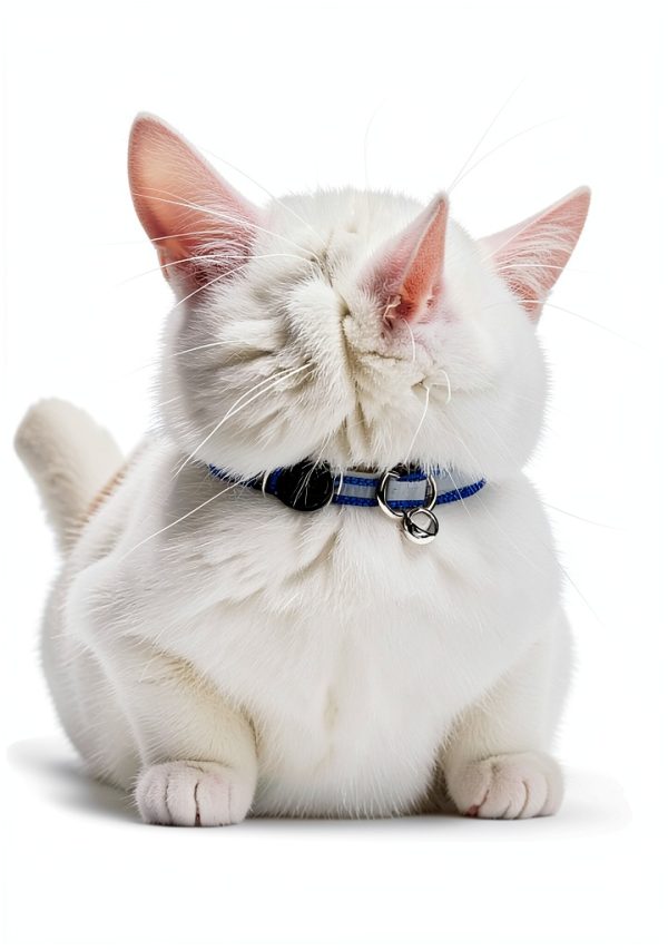 Reflective Cat Collar AirTag Holders Bemix Pets Breakaway Nylon Set 6-3