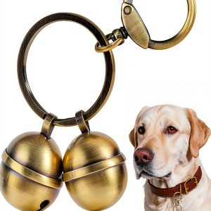 Copper Dog Bells Morn Light Glossy Bronze Quick‑Release Collar-0