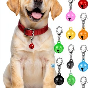 Pet Bell 14pcs Collar Charms by Larrel Small Dog Cat Bell Set Colorful-0