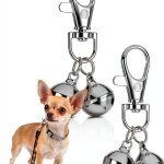 Mini Dog Collar Bells JJUNW Silver Accessory 2 Pack Loud Charms-0