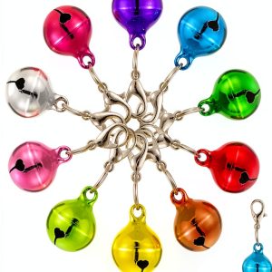 Bell for Dog Collar 10 Pack Copper Bells by Vin Beauty Round Pendant-0