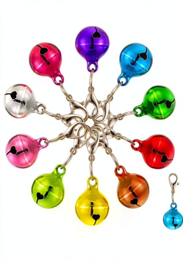 Bell for Dog Collar 10 Pack Copper Bells by Vin Beauty Round Pendant-0