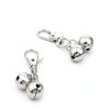 Mini Dog Collar Bells JJUNW Silver Accessory 2 Pack Loud Charms-6