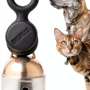 Cat & Dog Collar Bells Beau's Bells QuickLoop Double Bell Medium-0