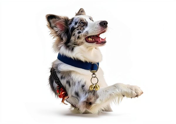Copper Dog Bells Morn Light Glossy Bronze Quick‑Release Collar-4